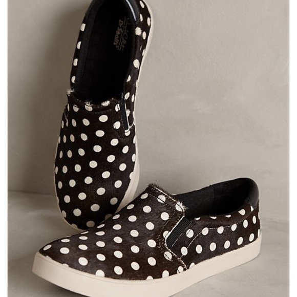 polka dot slip on sneakers